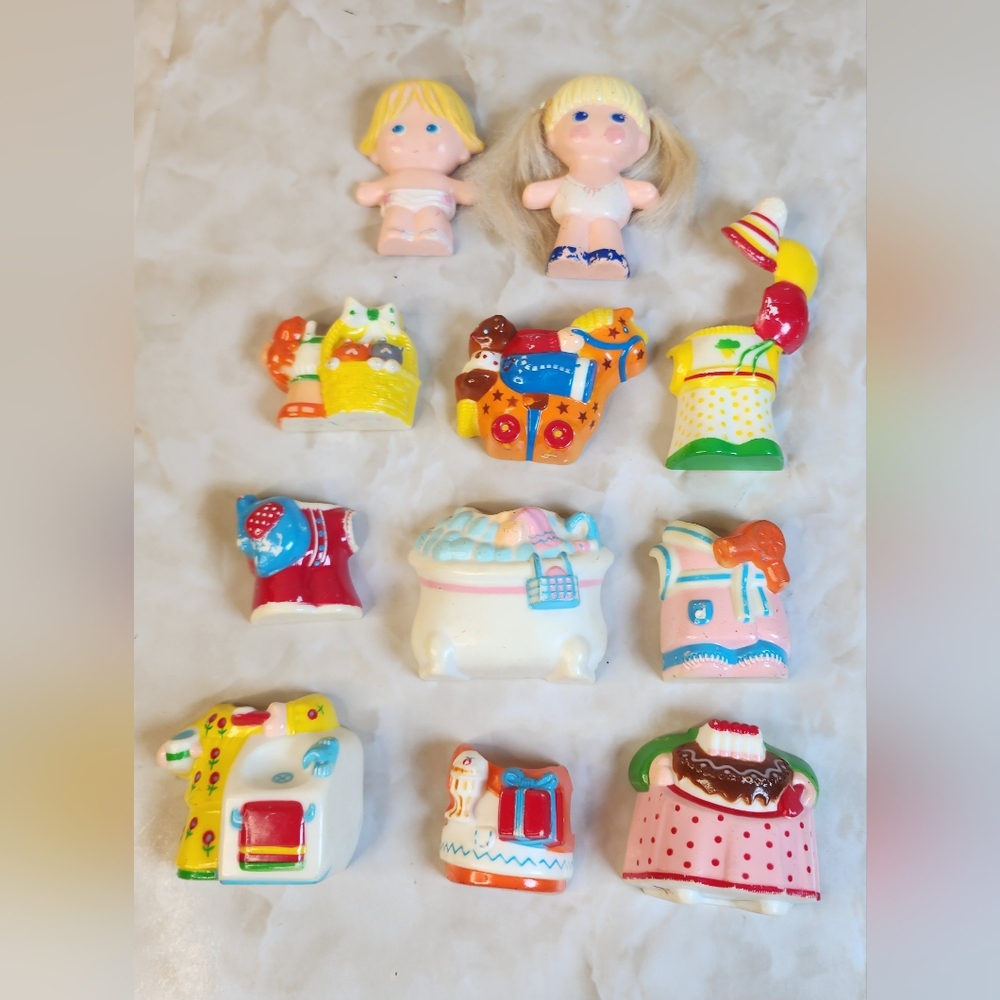 Vintage Knickerbocker Clip Dolls